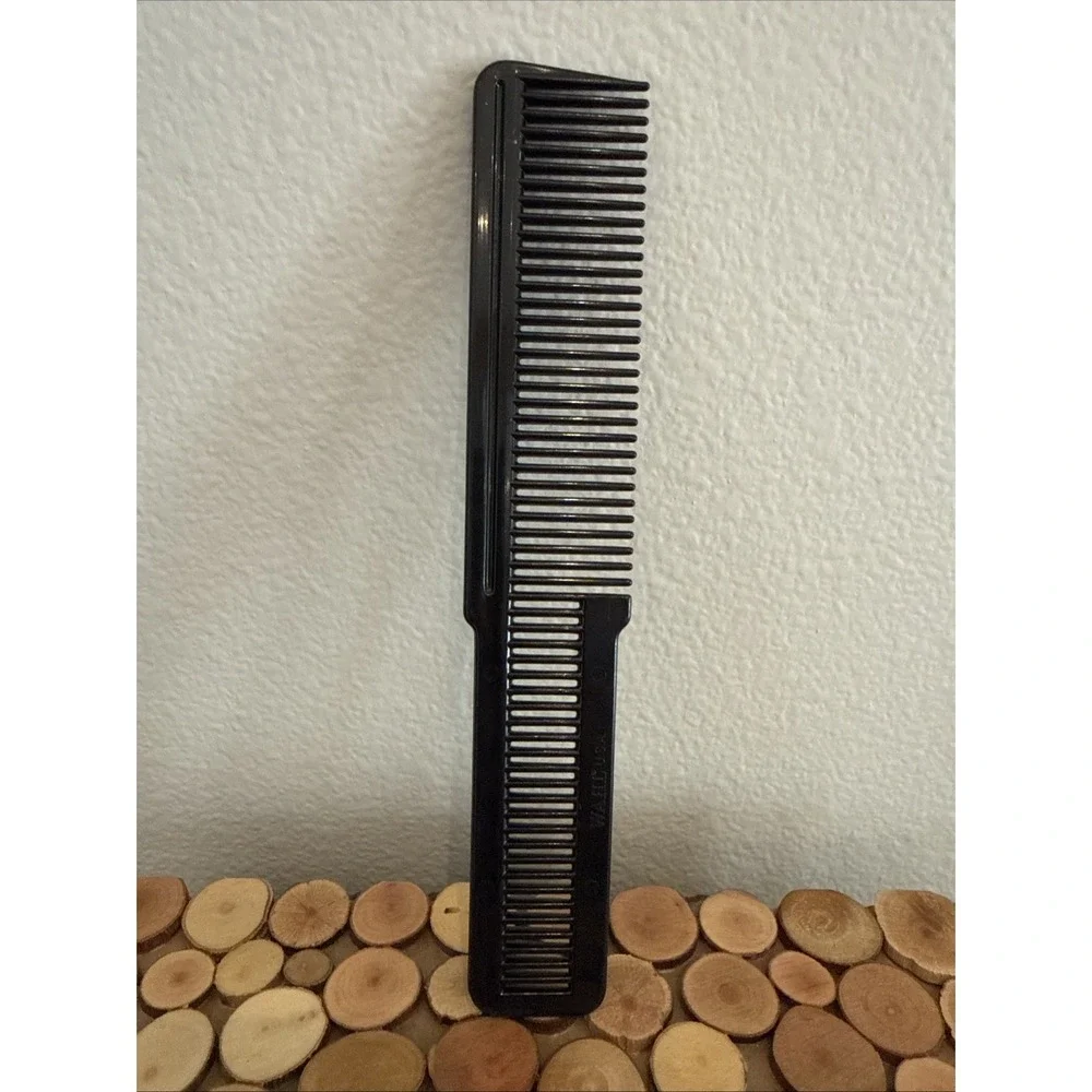 Vtg WAHL Professional Salon Black Hair Clipper Cut Comb Barber Made In USA (7.5